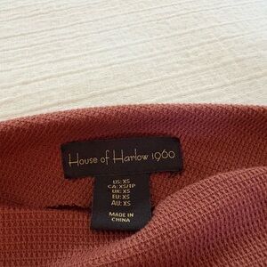 House of Harlow 1960 Terracotta Knit Top